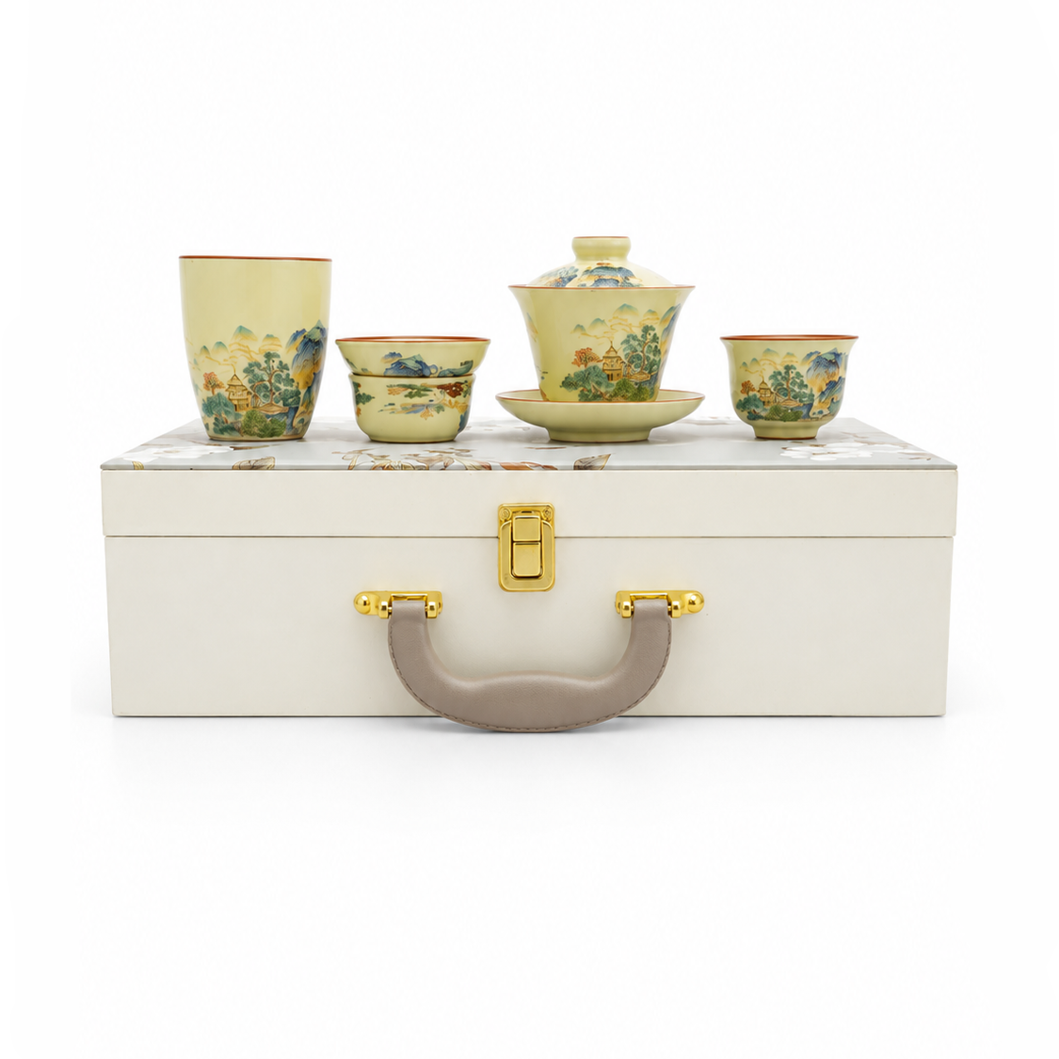 الطقم الخزفي الفاخر المكون من 10
